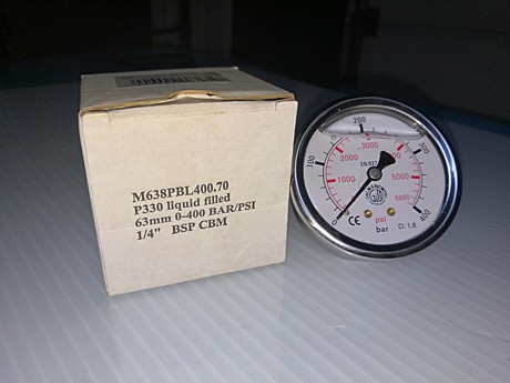 Манометр D63 G1/4