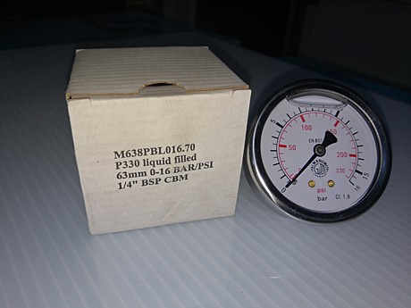 Манометр D63 G1/4