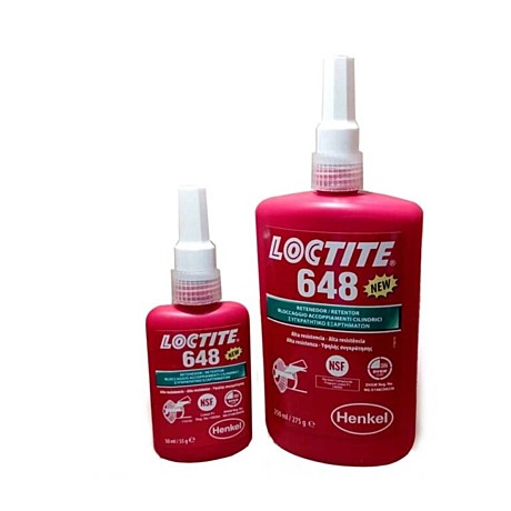 Loctite 648 (5 мл.)  Фиксатор высокой прочности, высокотемпературный