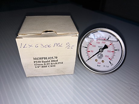 Манометр D63 G1/4