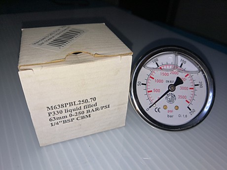 Манометр D63 G1/4