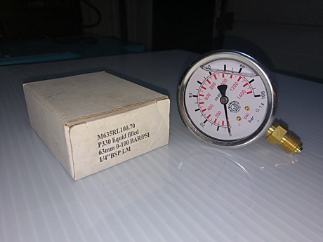 Манометр D63 G1/4